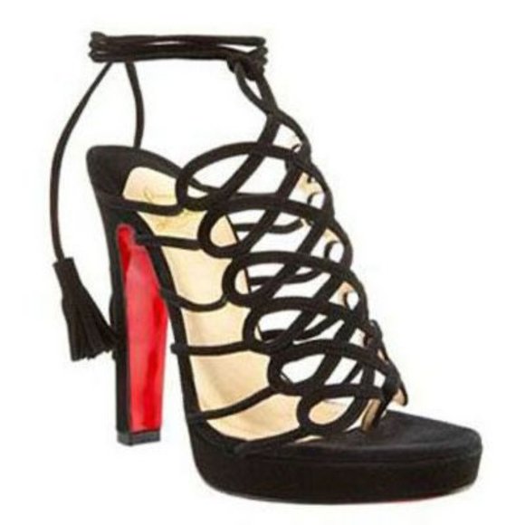 Christian Louboutin Shoes - Brand New Christian Louboutin Black Salsbourg 120